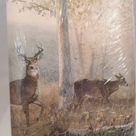 Home Trends Deer Buck Wallpaper Border-2006-Pre Pasted Vinyl-WM96270-5 Yd-NEW - Picture 5 of 8